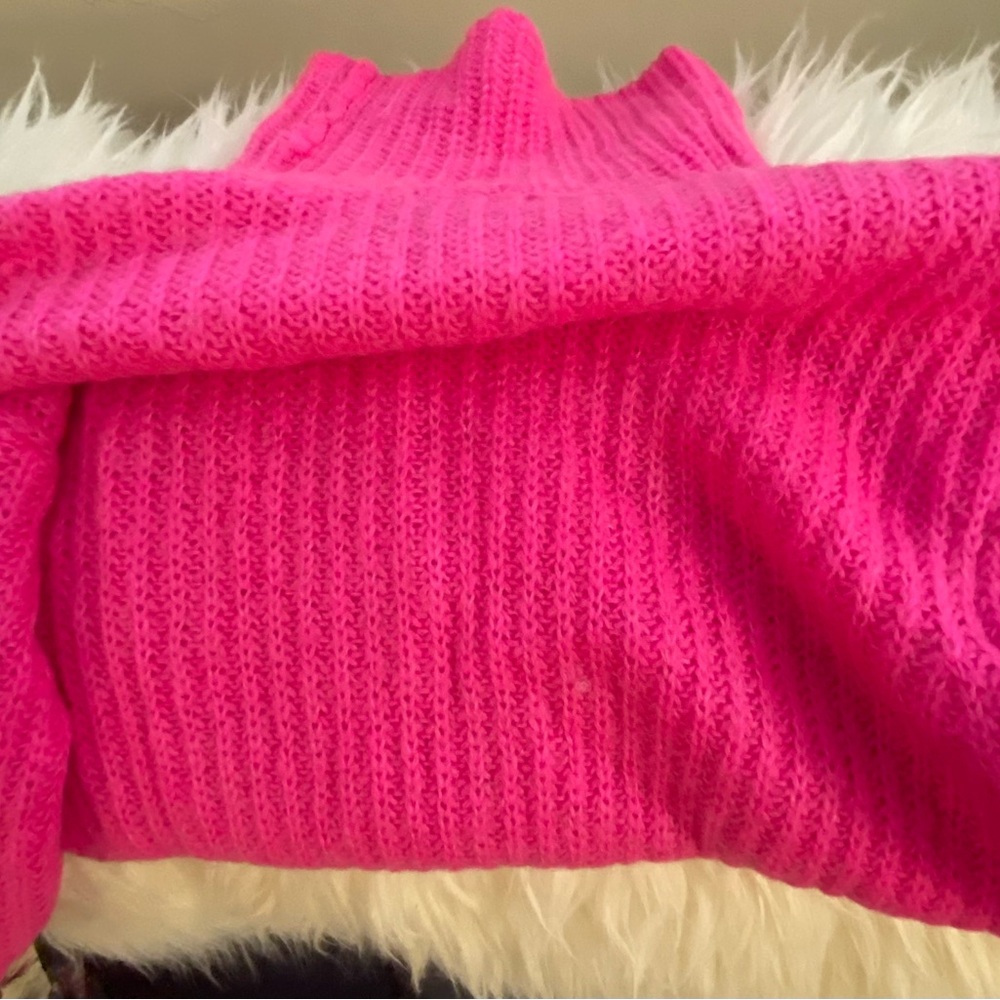 Bardot pink sweater XS long and baggy